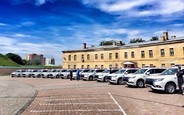 В Киев прибыло 635 гибридных внедорожников для полиции
