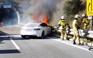 Подгорает: в США пострадал от пожара очередной электрокар Tesla Model S