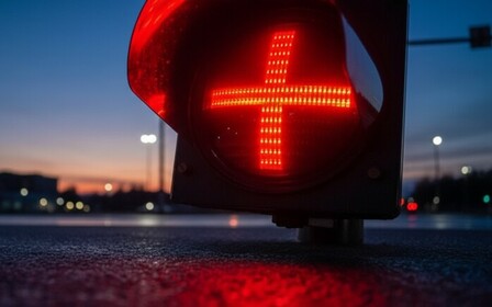 У Києві тестують новий сигнал світлофора — «грецький хрест». Що він означає?