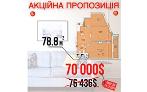 Акционное предложение на 2-комнатную квартиру в ЖК «Сад на Круглой»