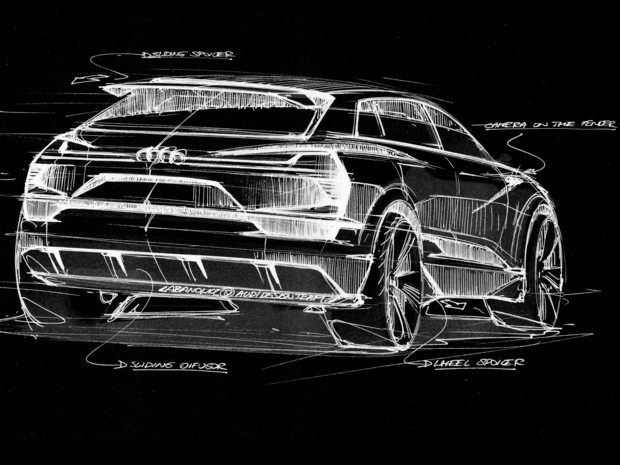 Audi намекнула на внешность концепта e-tron quattro