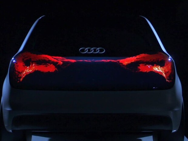 Audi представит новое поколение OLED фонарей
