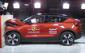 Бий його! Euro NCAP перевірив наскільки безпечний Volvo C40 Recharge