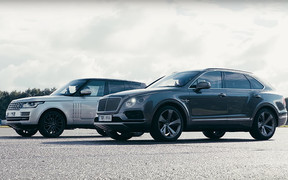 Битва титанов: Range Rover сразился с Bentley Bentayga