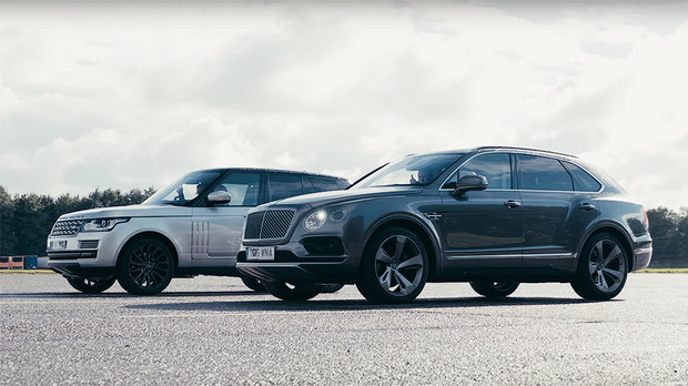 Битва титанов: Range Rover сразился с Bentley Bentayga