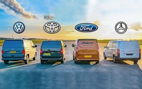 Чий фургон швидше? «Намиста» від VW, Toyota, Ford і Mercedes порівняли в швидкості. ВІДЕО