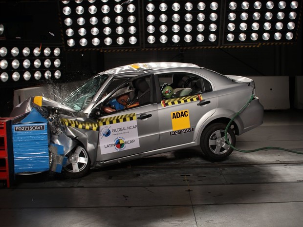 Chevrolet Aveo провалила краш-тест Latin NCAP