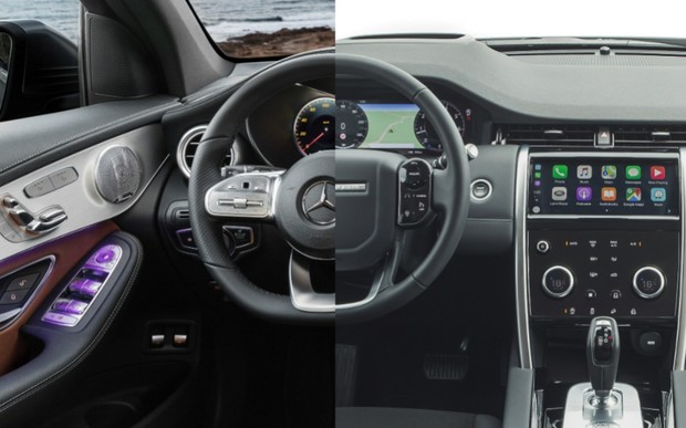 Что выбрать? Сравнение Mercedes-Benz GLC и Land Rover Discovery Sport