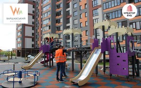 Дитячий майданчик Creator kids в ЖК «Варшавський мікрорайон»