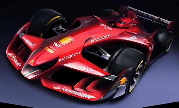 Дизайнеры Ferrari нарисовали формульный автомобиль будущего