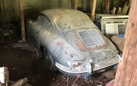 Ездил только в церковь! Простоявший 40 лет Porsche 356B оценили как новый Cayman