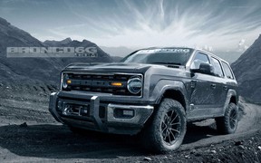 Ford Bronco будет пятидверным: Опубликованы первые рендеры внедорожника