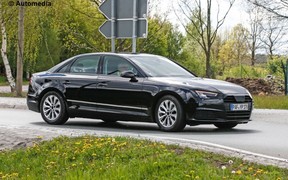 Фотошпионы запечатлели Audi A4 нового поколения