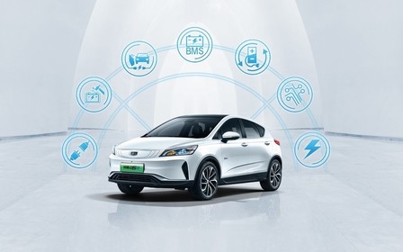 Geely Auto запустила в производство свой первый полностью электрический кроссовер Emgrand GSE!