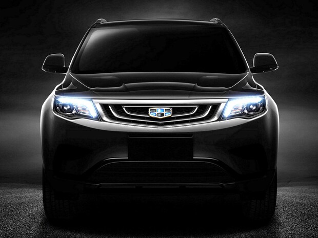 Geely показала изображения нового кроссовера