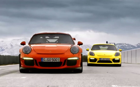 Гонки в горах: Porsche 911 GT3 RS и Cayman GT4