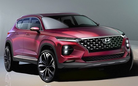 Hyundai Santa Fe четвертого поколения: дизайн рассекречен