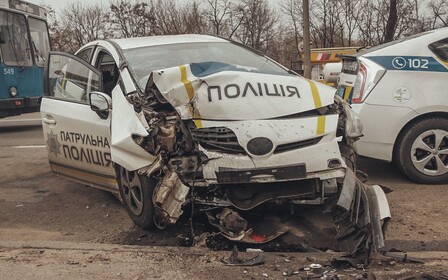 И опасна, и трудна. В полиции рассказали как часто украинские копы бьют казенный транспорт