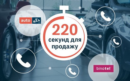 Дослідження AUTO.RIA та Binotel: Дзвінки до салону — як завжди отримувати максимум?