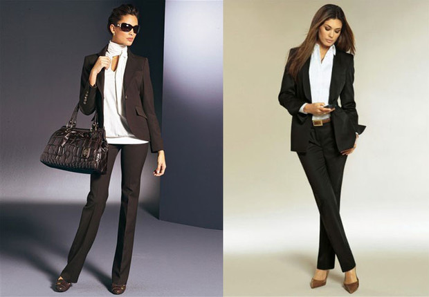 Какую одежду деловую выбирают женщины?