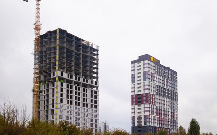 Хід будівництва ЖК Синергія Київ у жовтні