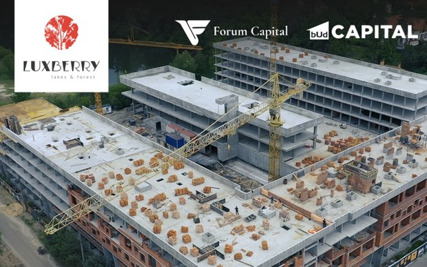Ход строительства Luxberry lakes & forest в июне 2021