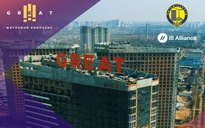 Хід будівництва житлового комплексу Great у квітні 2021