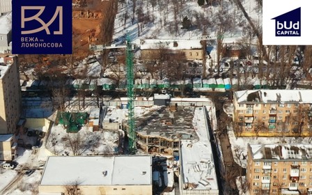 Ход строительства ЖК «Башня на Ломоносова» в феврале 2021
