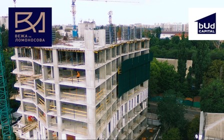 Хід будівництва ЖК «Вежа на Ломоносова» в липні 2021
