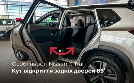 Коли електрифікований позашляховик Nissan X-Trail може бути насправді сімейним!