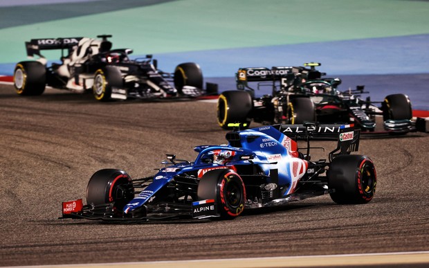 Команда Alpine F1 Team на Гран-при Бахрейна