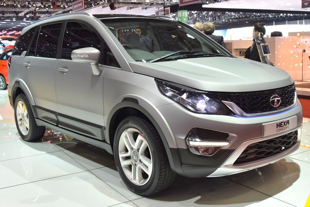 Концептуальный внедорожник Tata Hexa представили в Женеве