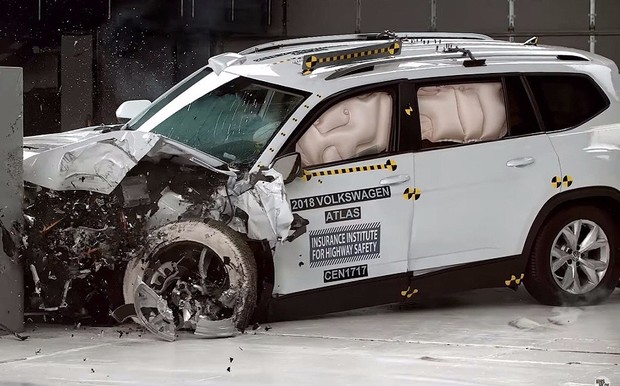 Краш-тест: Volkswagen Atlas не дотянул до высшего балла