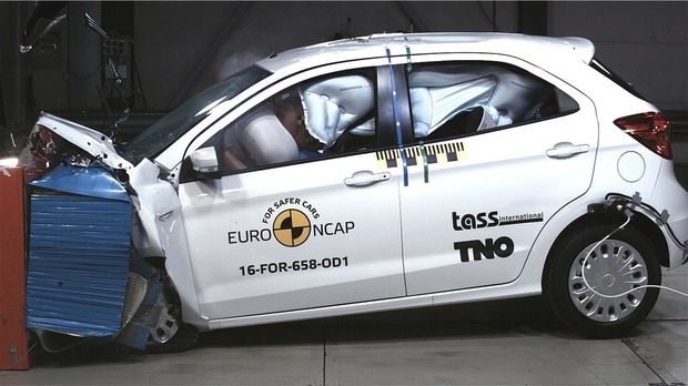 Краш-тесты EuroNCAP: Новые Ford Ka+ и Fiat 500 провалили испытания