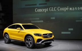 Кроссовер Mercedes-Benz GLC Coupe дебютировал в Шанхае