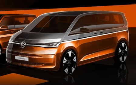 Ленивый гибрид? Volkswagen T7 Multivan снова показали на тизере