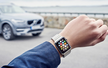 Машины Volvo подружились с Apple Watch