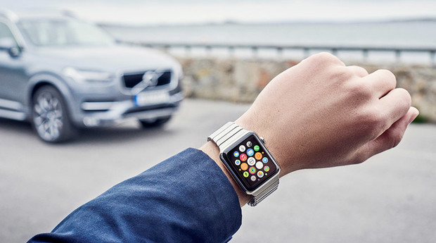 Машины Volvo подружились с Apple Watch