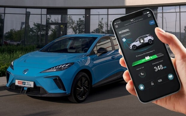 MG запускає в Україні мобільний застосунок для дистанційного контролю авто