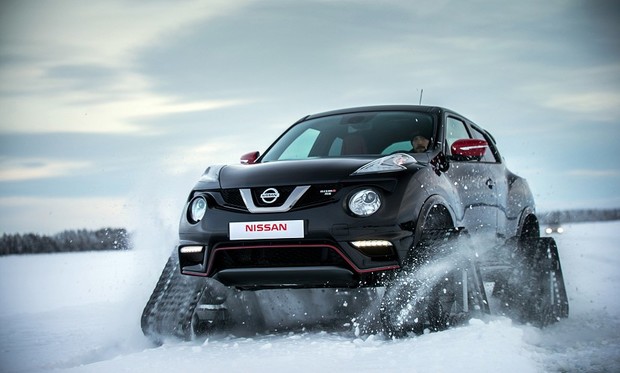 Nissan Juke Nismo оснастили «гусеницами»