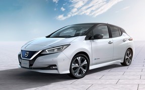 Nissan Leaf 2018 модельного года официально презентован