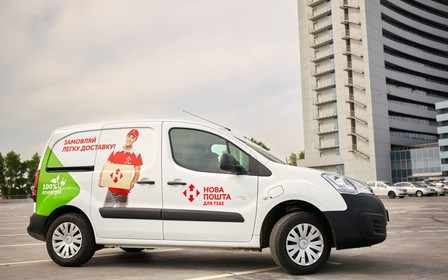 «Нова пошта» взяла на вооружение электрический Citroen Berlingo Electric