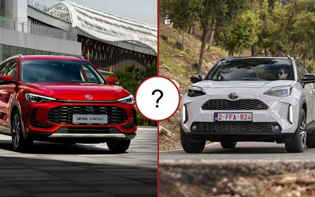 Новий MG ZS Hybrid+ чи Toyota Yaris Cross Hybrid: який кросовер вибрати в салоні?