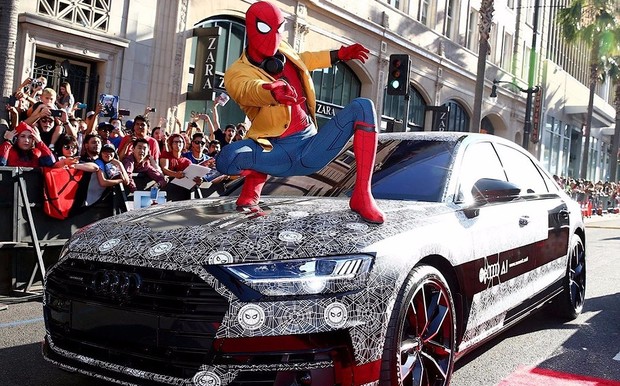 Новый Audi A8 дебютировал на премьере «Человека-паука»