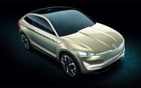 Новый электрический кроссовер Skoda Vision E рассекретили в Сети