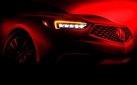 Новый седан Acura TLX "засветился"