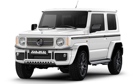 Новый Suzuki Jimny переделали в Mercedes G-Class