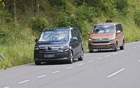 Новый Transporter T7 поймали практически без камуфляжа