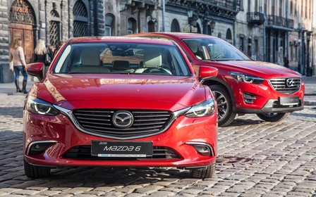 Обновленные Mazda 6 и Mazda CX-5 дебютировали в Украине