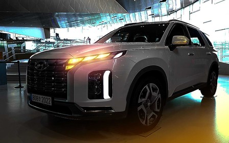 Обновленный Hyundai Palisade получит оптику, похожую на фары Tucson